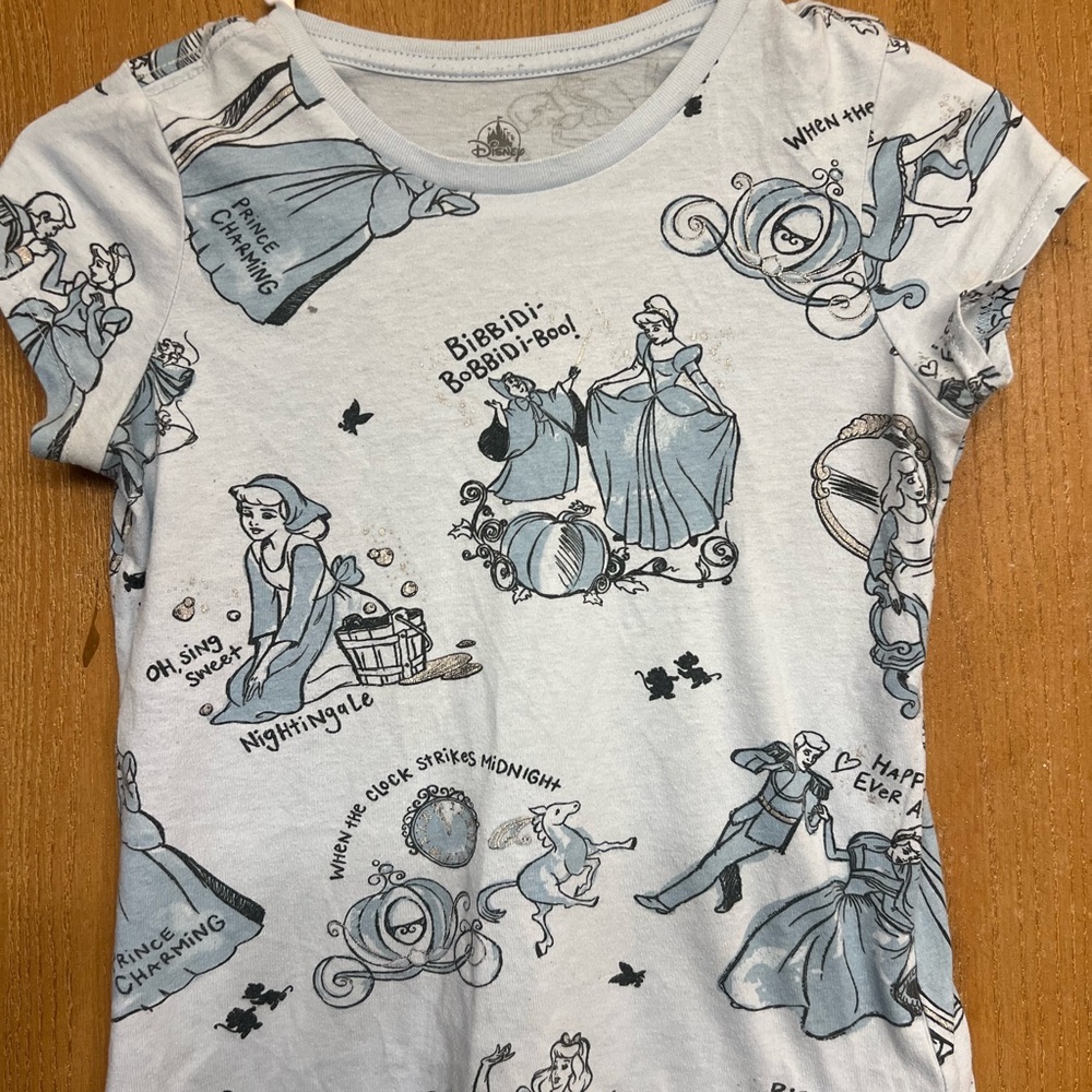 Disney’s Cinderella Light Blue Graphic Tee